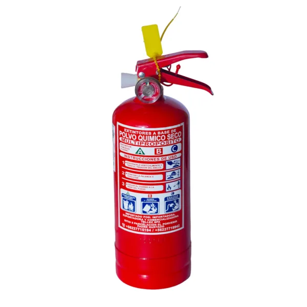 Extintor ABC 1 kg auto certificado NCh – Matafuegos SpA