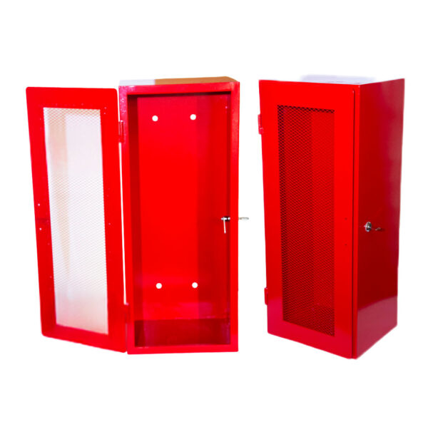 Gabinete extintor metálico con reja y llave – Matafuegos SpA