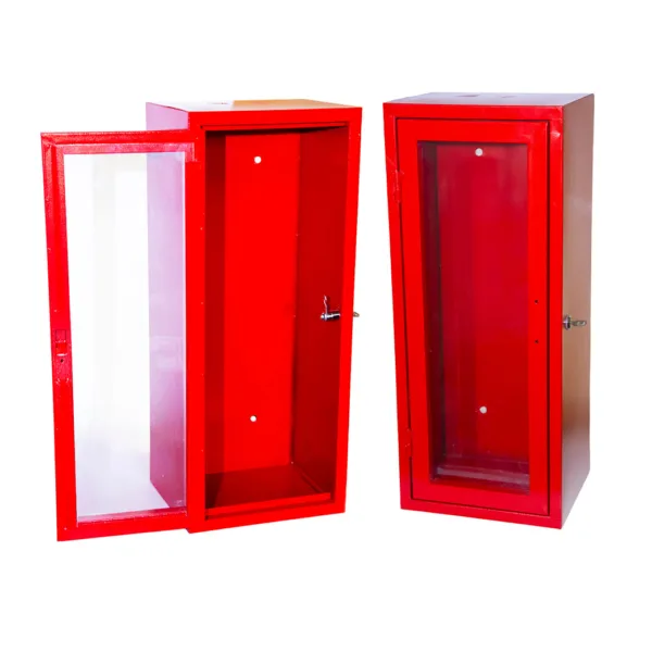 Gabinete extintor metálico con vidrio y llave – Matafuegos SpA