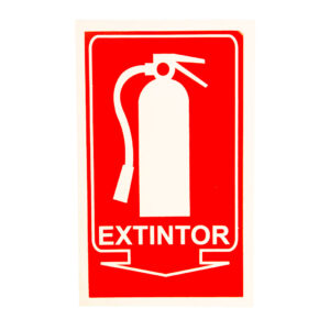 Señaletica de seguridad para extintor