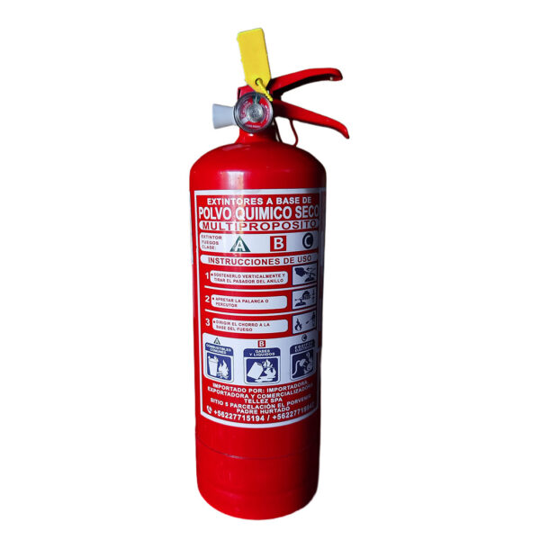 Extintor ABC 2 kg furgón certificado NCh – Matafuegos SpA